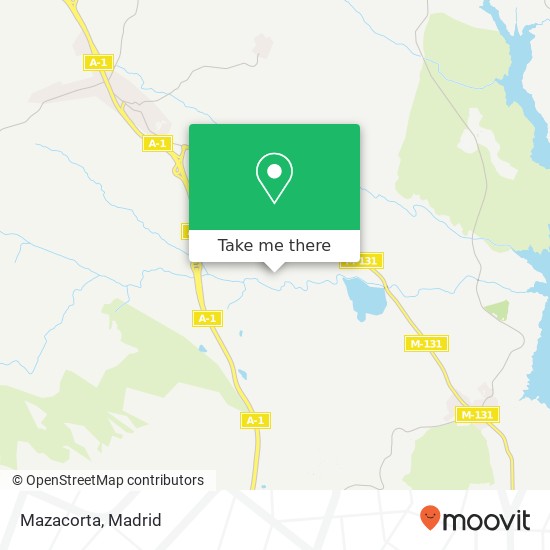 Mazacorta map