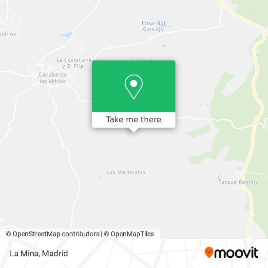 mapa La Mina