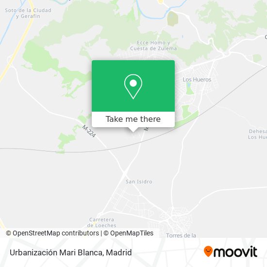 Urbanización Mari Blanca map