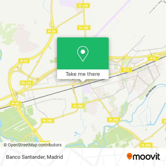 mapa Banco Santander