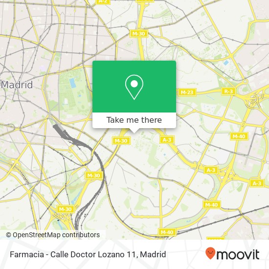 Farmacia - Calle Doctor Lozano 11 map