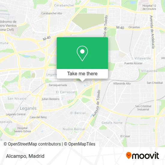 Alcampo map