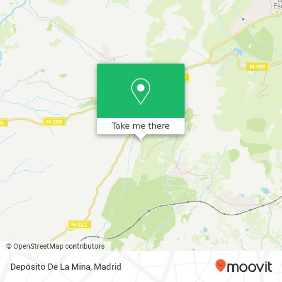 Depósito De La Mina map