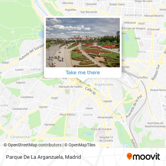 Parque De La Arganzuela map