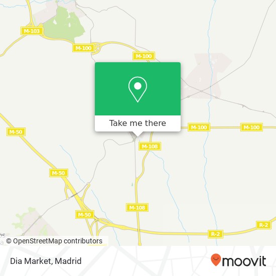 mapa Dia Market