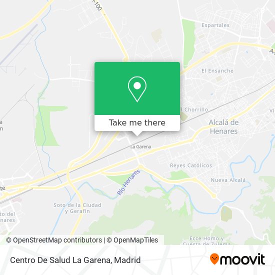 Centro De Salud La Garena map