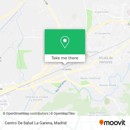 mapa Centro De Salud La Garena