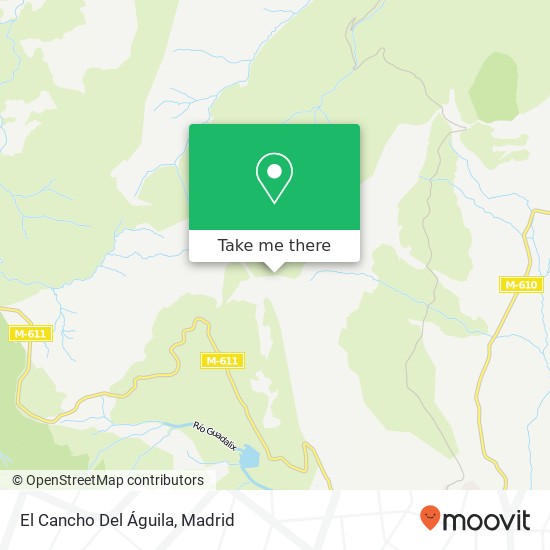 El Cancho Del Águila map
