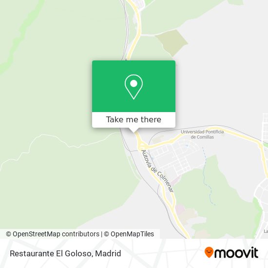 Restaurante El Goloso map