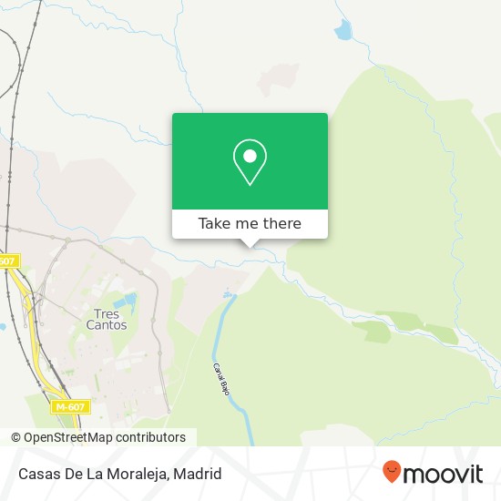 Casas De La Moraleja map