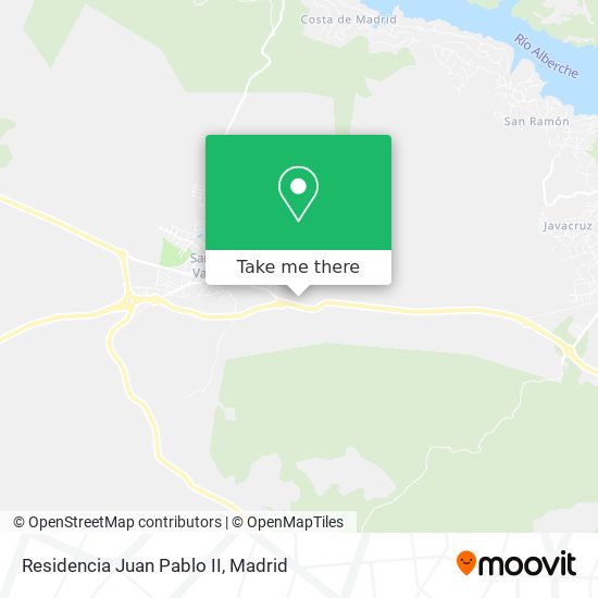 Residencia Juan Pablo II map