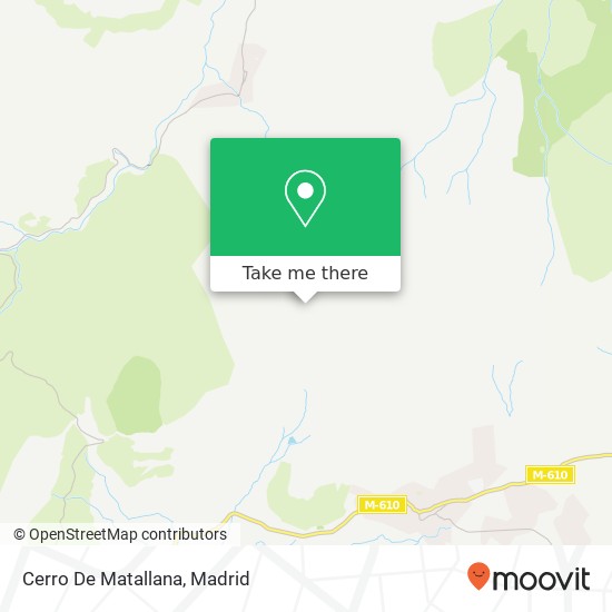 mapa Cerro De Matallana