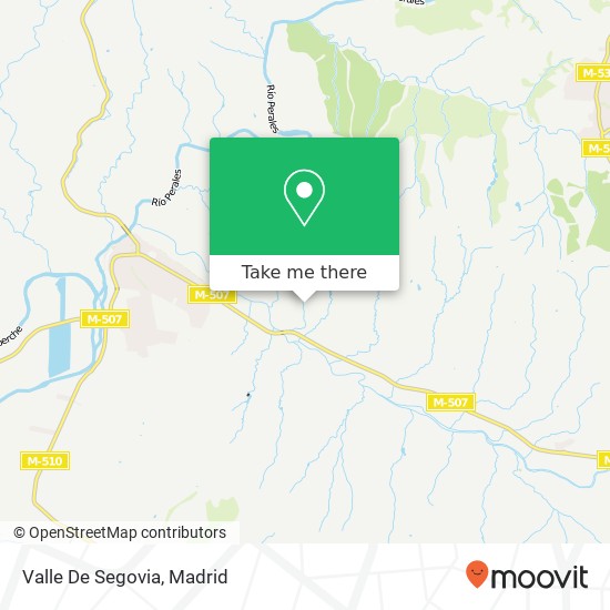 Valle De Segovia map