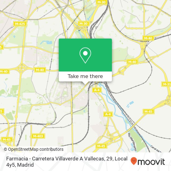 Farmacia - Carretera Villaverde A Vallecas, 29, Local 4y5 map