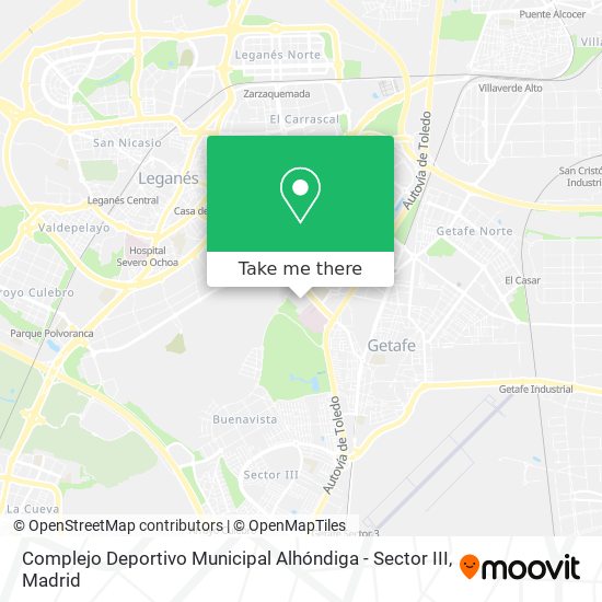 Complejo Deportivo Municipal Alhóndiga - Sector III map