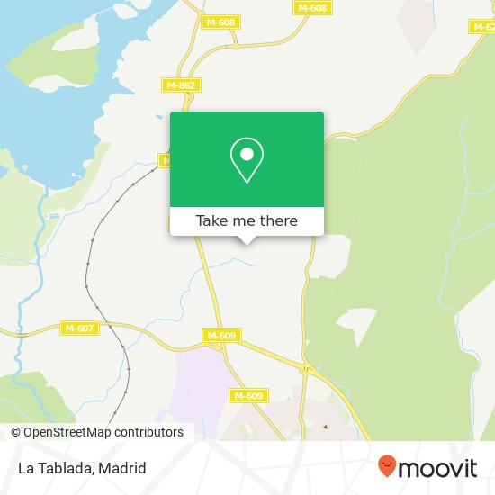 La Tablada map