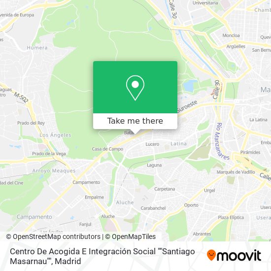 Centro De Acogida E Integración Social ""Santiago Masarnau"" map