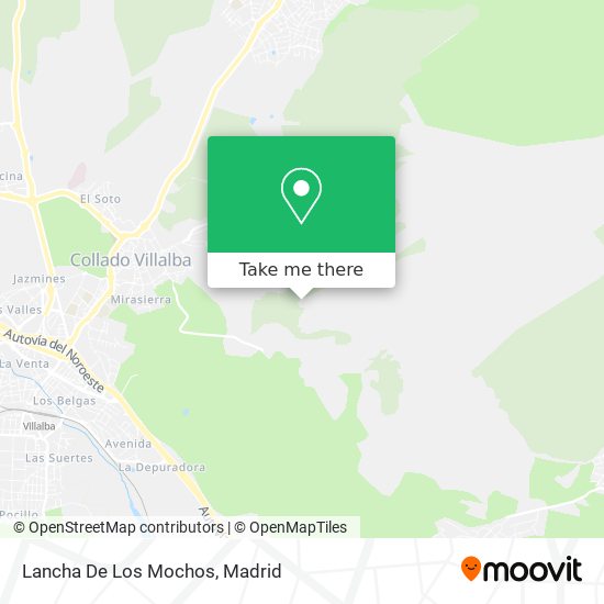 mapa Lancha De Los Mochos