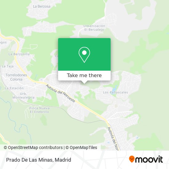 Prado De Las Minas map