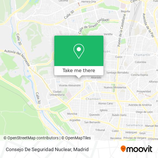 mapa Consejo De Seguridad Nuclear