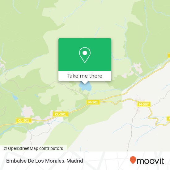 Embalse De Los Morales map