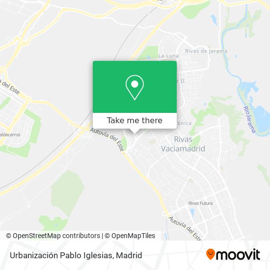 Urbanización Pablo Iglesias map