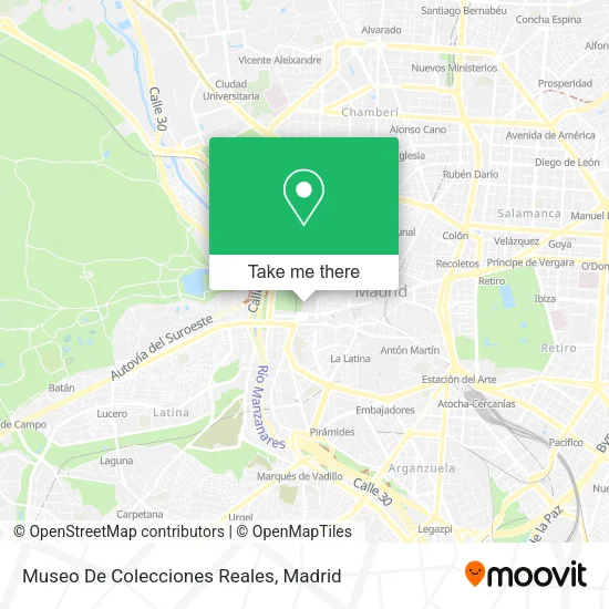 Museo De Colecciones Reales map