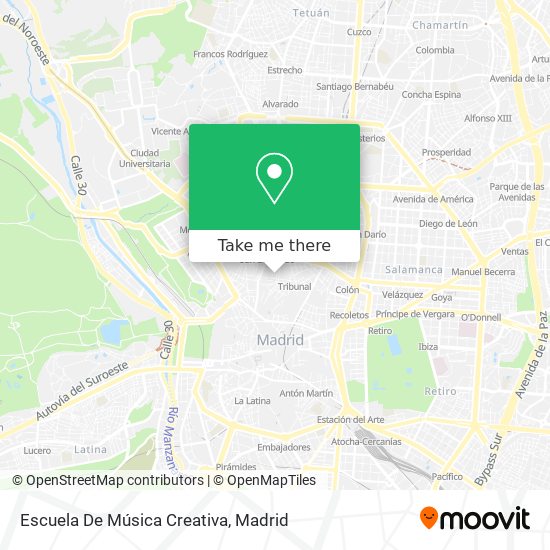 Escuela De Música Creativa map