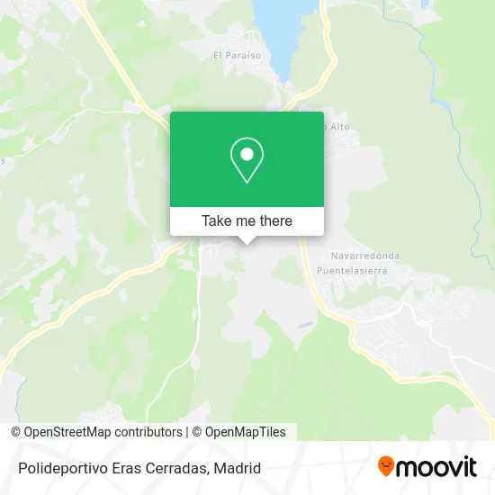 Polideportivo Eras Cerradas map