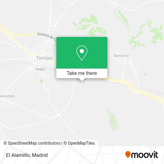 El Alamillo map