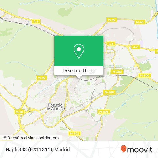 mapa Naph 333 (F®11311)