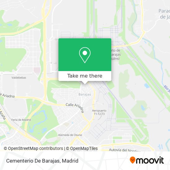 mapa Cementerio De Barajas