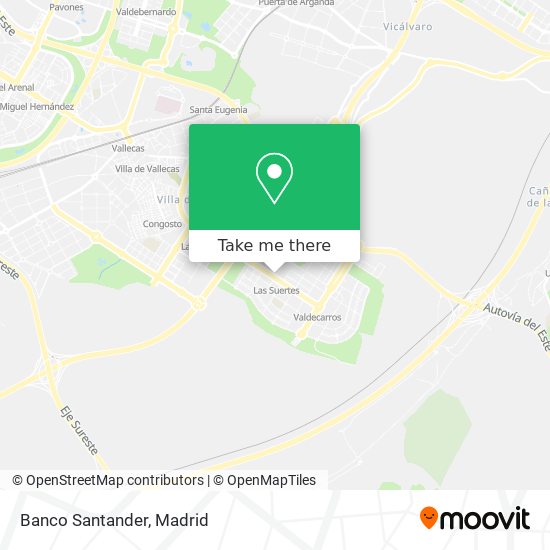 Banco Santander map