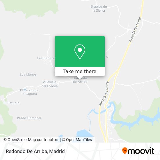 Redondo De Arriba map
