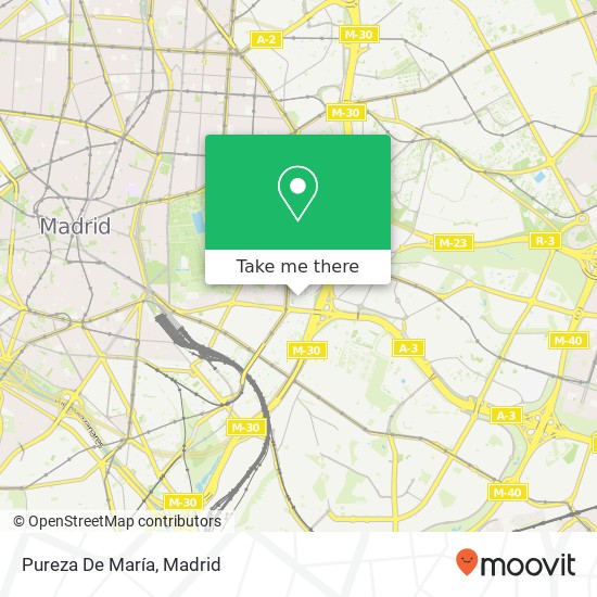 Pureza De María map