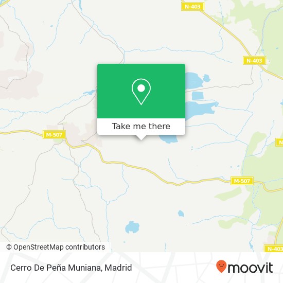 mapa Cerro De Peña Muniana