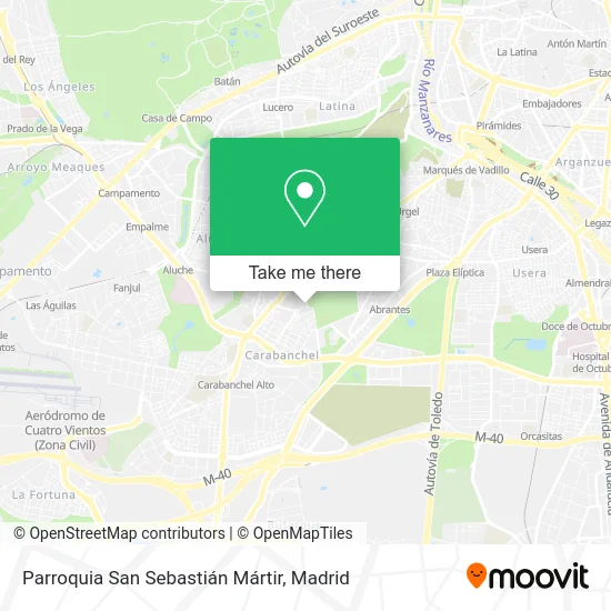 Parroquia San Sebastián Mártir map