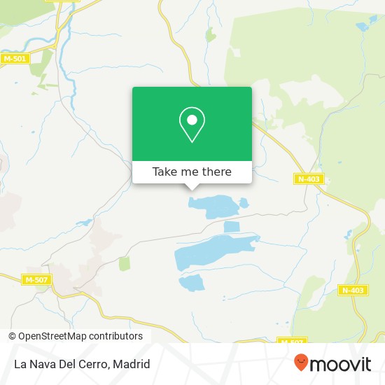 La Nava Del Cerro map