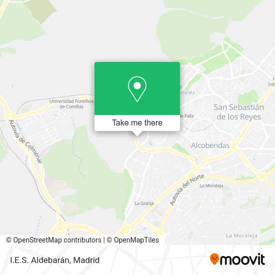 I.E.S. Aldebarán map