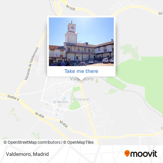 Valdemoro map