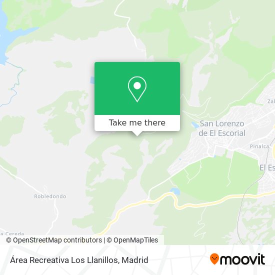 Área Recreativa Los Llanillos map