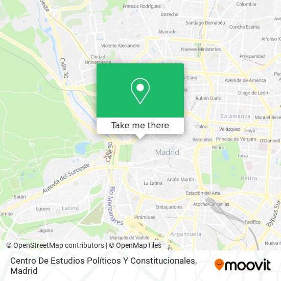 mapa Centro De Estudios Políticos Y Constitucionales
