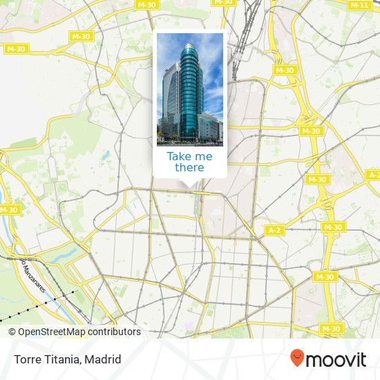 mapa Torre Titania