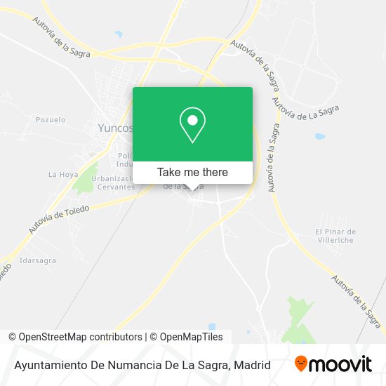 Ayuntamiento De Numancia De La Sagra map