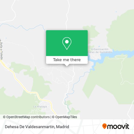 Dehesa De Valdesanmartín map