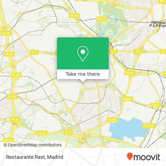 Restaurante Rast map