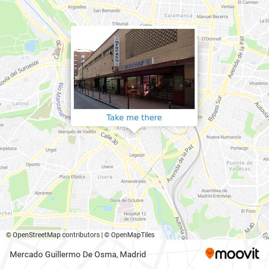 Mercado Guillermo De Osma map