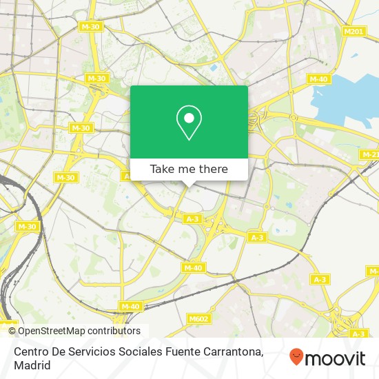 Centro De Servicios Sociales Fuente Carrantona map