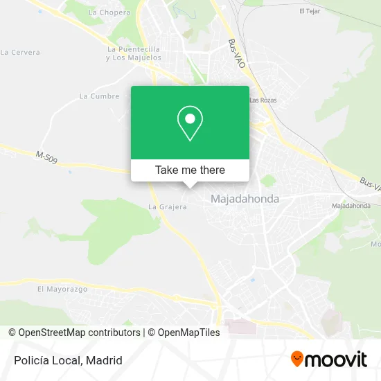 Policía Local map