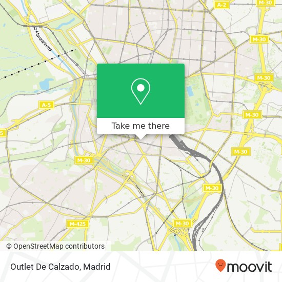 Outlet De Calzado map